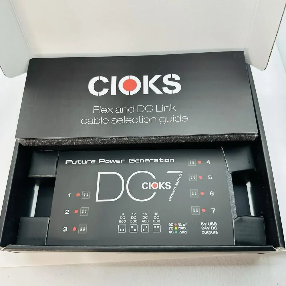 CIOKS DC7 Future Power Generation Power Supply for Effect Pedals | New